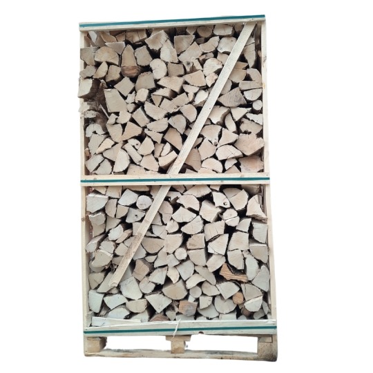 mischholz-eiche-buche-palettehpE 15 Raummeter ofenfertiges Misch-Stammholz (Eiche, Ahorn, Kirsche) inklusive Lieferung – Bild 1