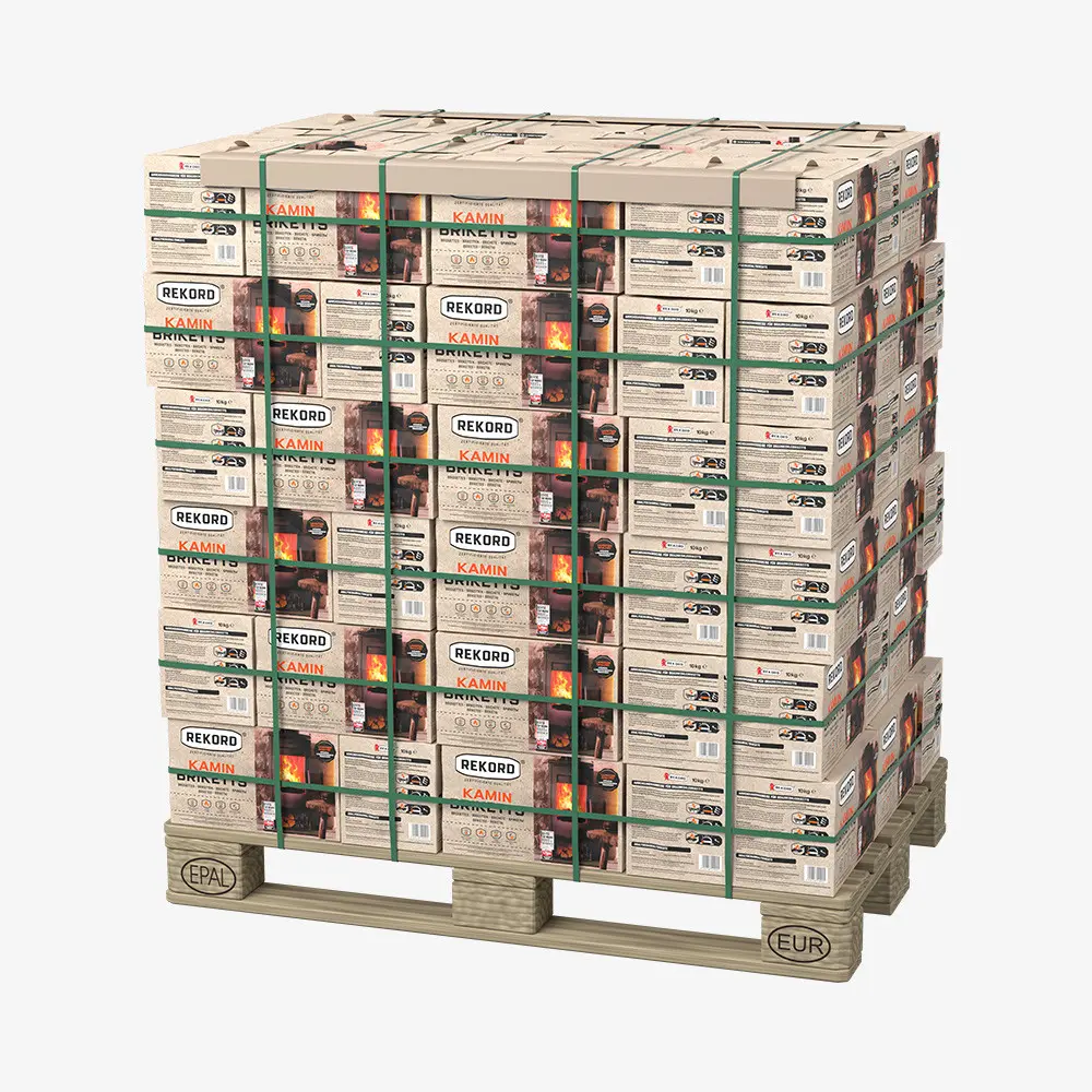 rekord-palette-kaminbriketts-t-te018fb_1280hperq REKORD Braunkohlebriketts 900 kg – Praktisches 90×10 kg Palettenpaket für langanhaltende Wärme – Bild 1